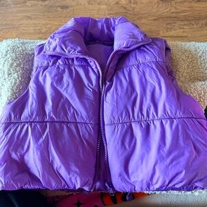 Women’s Purple Puffer Jacket